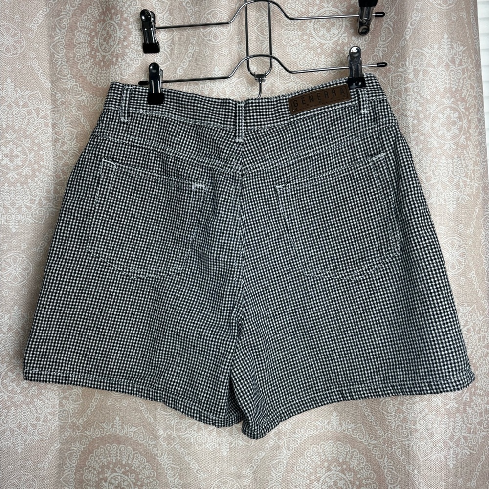 Vintage Generra 90s High Waist Jean Gingham Plaid Shorts Guaranteed 90s Mom Bum